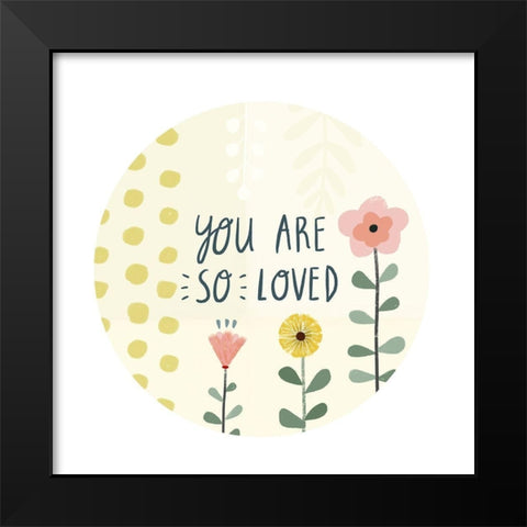 Mama and Me Collection C Black Modern Wood Framed Art Print by Borges, Victoria