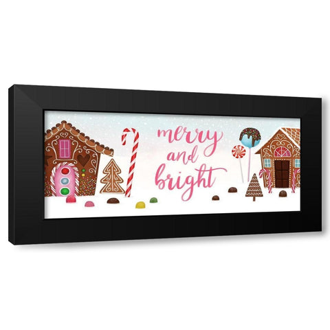 Sweet Holidays Collection D Black Modern Wood Framed Art Print with Double Matting by Borges, Victoria