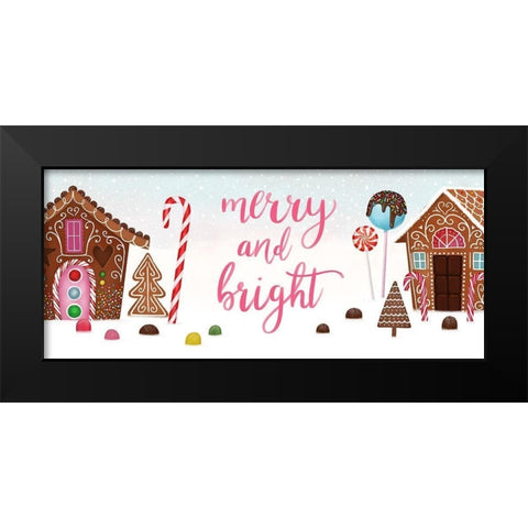 Sweet Holidays Collection D Black Modern Wood Framed Art Print by Borges, Victoria