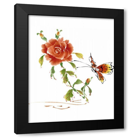 Summer Rapture III Black Modern Wood Framed Art Print with Double Matting by Parker, Nan Rae