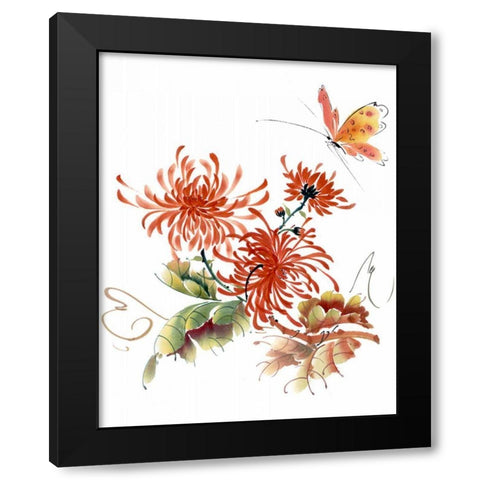 Summer Rapture IV Black Modern Wood Framed Art Print with Double Matting by Parker, Nan Rae