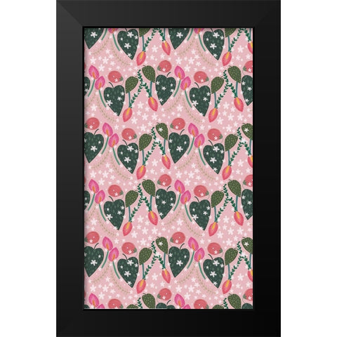 Mothers Love Collection E Black Modern Wood Framed Art Print by Hernandez, Larisa