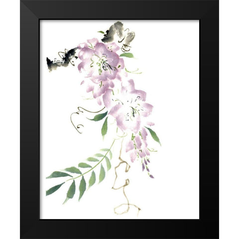 Circle of Love Black Modern Wood Framed Art Print by Parker, Nan Rae