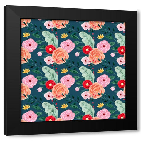 Sweet Hearts Collection G Black Modern Wood Framed Art Print by Popp, Grace