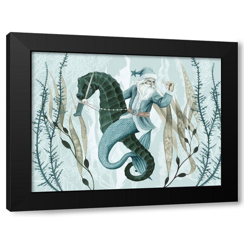 The Sea Santa Collection A Black Modern Wood Framed Art Print by Popp, Grace