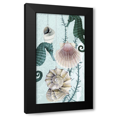 The Sea Santa Collection B Black Modern Wood Framed Art Print by Popp, Grace