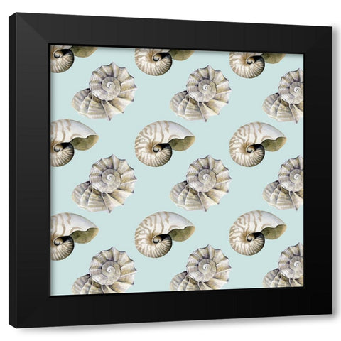 The Sea Santa Collection G Black Modern Wood Framed Art Print with Double Matting by Popp, Grace