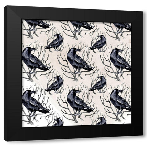 Nevermore Collection H Black Modern Wood Framed Art Print by Parker, Jennifer Paxton