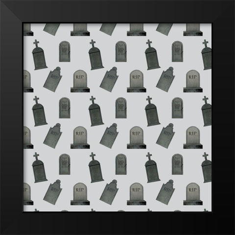 Spooky Night Collection F Black Modern Wood Framed Art Print by Popp, Grace