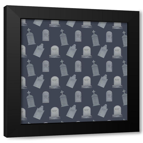 Spooky Night Collection G Black Modern Wood Framed Art Print with Double Matting by Popp, Grace