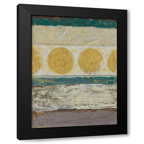 Circular Momentum I Black Modern Wood Framed Art Print by Vess, June Erica
