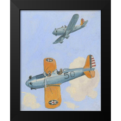Army Trainer II Black Modern Wood Framed Art Print by Unknown