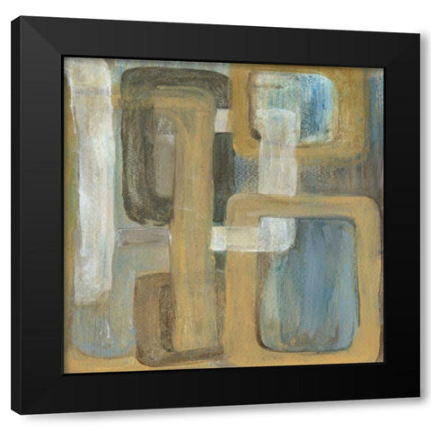 Frame Link II Black Modern Wood Framed Art Print by Choate, Lisa