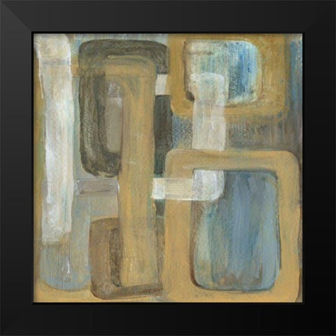 Frame Link II Black Modern Wood Framed Art Print by Choate, Lisa