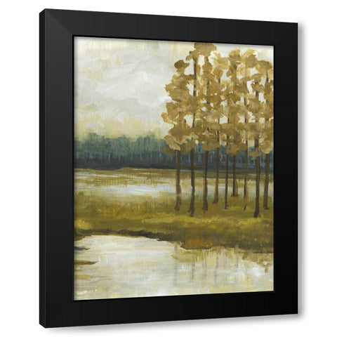 Etoile II Black Modern Wood Framed Art Print with Double Matting by McMullen, Charles