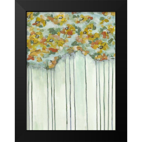 Lisas Garden I Black Modern Wood Framed Art Print by McMullen, Charles