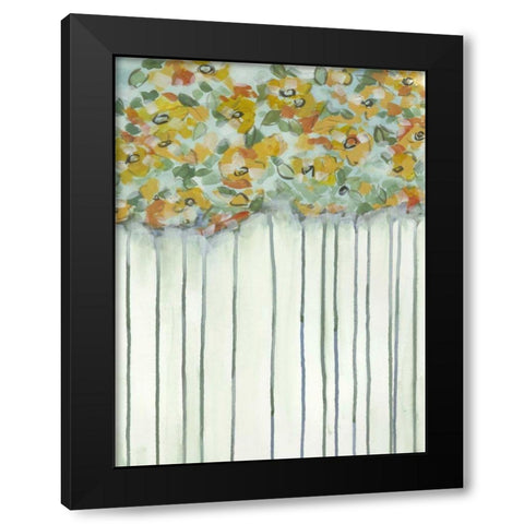 Lisas Garden II Black Modern Wood Framed Art Print by McMullen, Charles