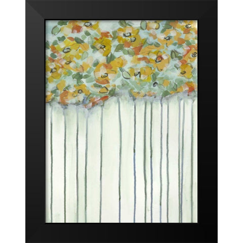 Lisas Garden II Black Modern Wood Framed Art Print by McMullen, Charles