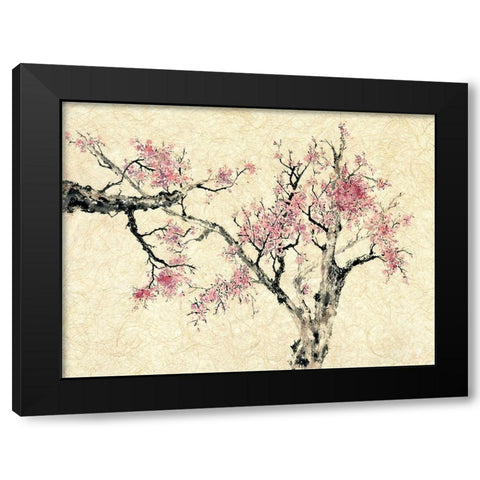 Springtime Black Modern Wood Framed Art Print with Double Matting by Rae, Nan