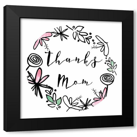 Got It From My Mama Collection C Black Modern Wood Framed Art Print with Double Matting by Sizemore, Natalie