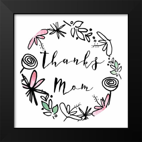 Got It From My Mama Collection C Black Modern Wood Framed Art Print by Sizemore, Natalie