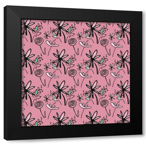 Got It From My Mama Collection H Black Modern Wood Framed Art Print by Sizemore, Natalie