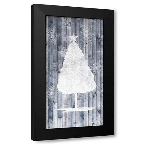 Sophisticated Christmas Collection B Black Modern Wood Framed Art Print with Double Matting by Popp, Grace