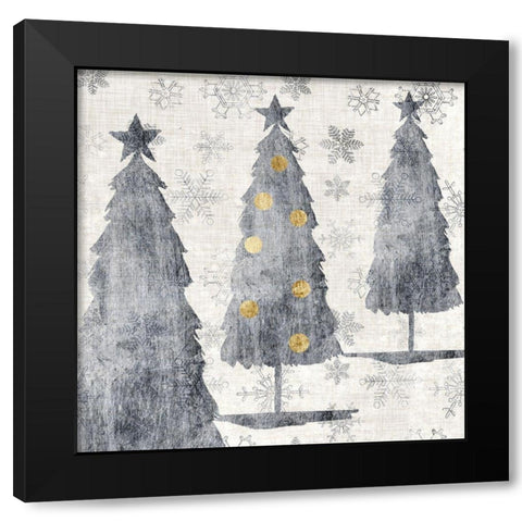 Sophisticated Christmas Collection G Black Modern Wood Framed Art Print by Popp, Grace