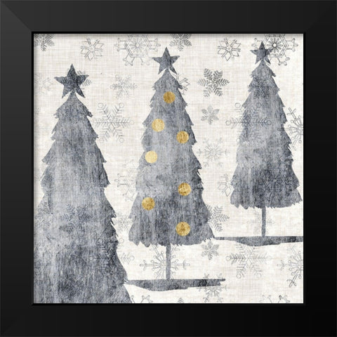 Sophisticated Christmas Collection G Black Modern Wood Framed Art Print by Popp, Grace