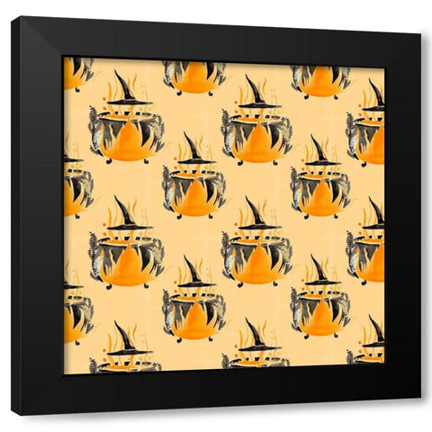 Witchy Mischief Collection I Black Modern Wood Framed Art Print with Double Matting by Parker, Jennifer Paxton