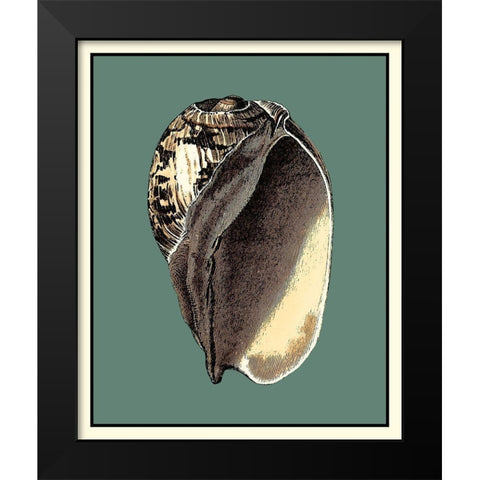 Oceans Treasure II Black Modern Wood Framed Art Print by Vision Studio