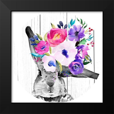Bright Easter Bouquet Collection C Black Modern Wood Framed Art Print by Parker, Jennifer Paxton