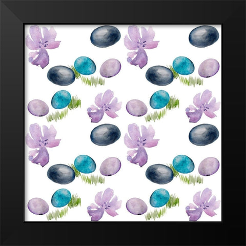 Bright Easter Bouquet Collection H Black Modern Wood Framed Art Print by Parker, Jennifer Paxton