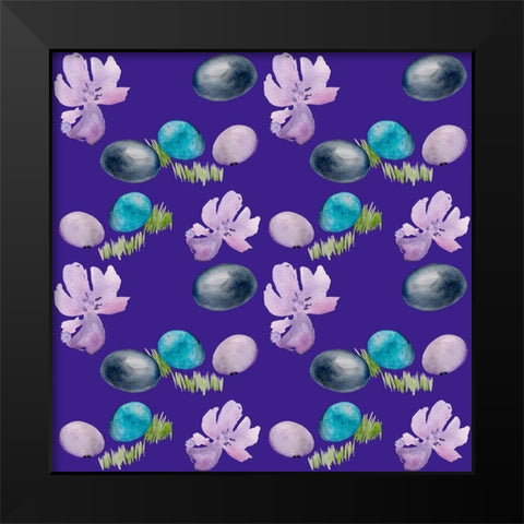 Bright Easter Bouquet Collection I Black Modern Wood Framed Art Print by Parker, Jennifer Paxton