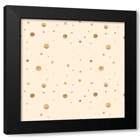 Gilded Shamrock Collection F Black Modern Wood Framed Art Print by Borges, Victoria