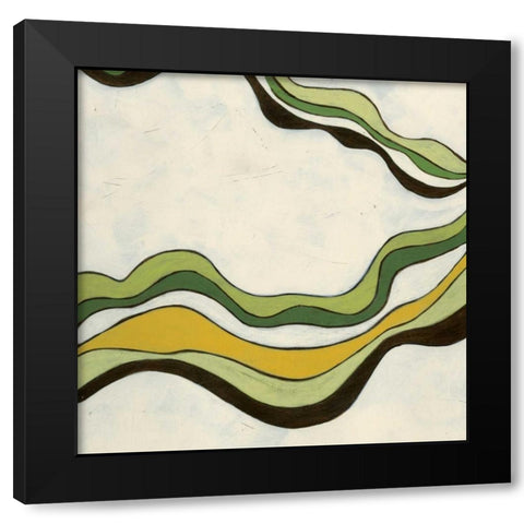 Bandeau I Black Modern Wood Framed Art Print with Double Matting by Vess, June Erica