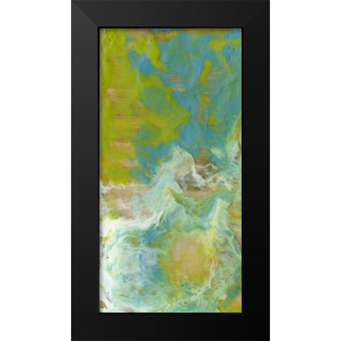 Amorphous I Black Modern Wood Framed Art Print by Goldberger, Jennifer