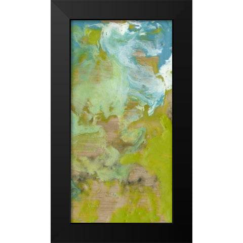 Amorphous II Black Modern Wood Framed Art Print by Goldberger, Jennifer