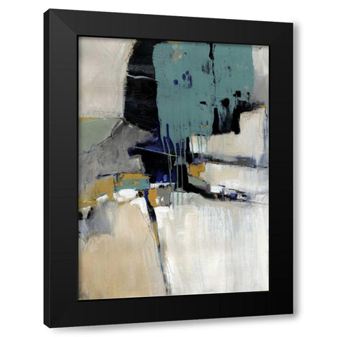 Fluidity I Black Modern Wood Framed Art Print by OToole, Tim