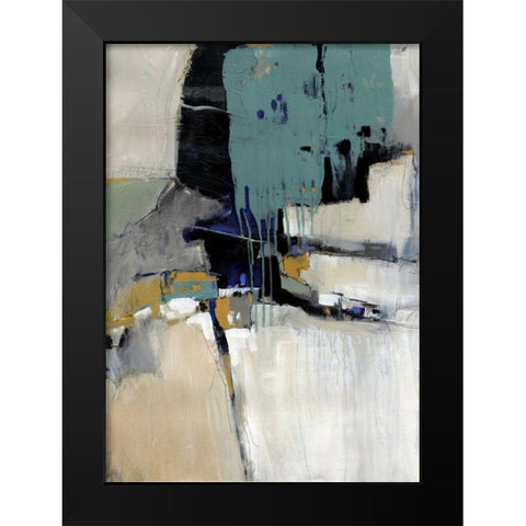 Fluidity I Black Modern Wood Framed Art Print by OToole, Tim