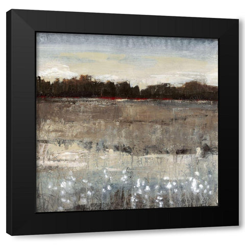 Distant Grove I Black Modern Wood Framed Art Print with Double Matting by OToole, Tim