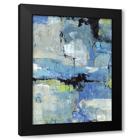 Spontaneous I Black Modern Wood Framed Art Print with Double Matting by OToole, Tim