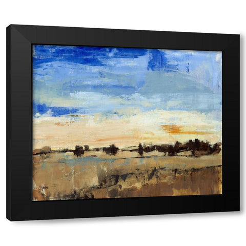 Open Range II Black Modern Wood Framed Art Print with Double Matting by OToole, Tim