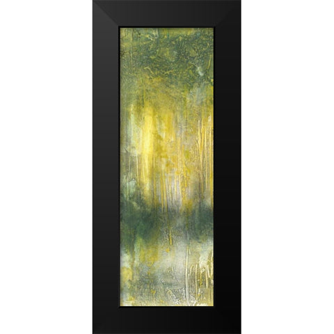 Treeline Abstract I Black Modern Wood Framed Art Print by Goldberger, Jennifer