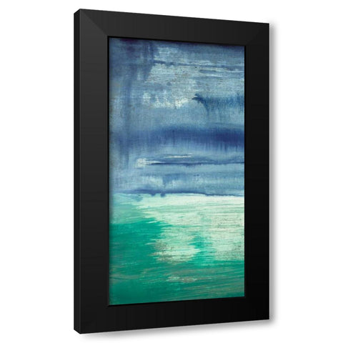 Blue Bayou I Black Modern Wood Framed Art Print with Double Matting by Goldberger, Jennifer