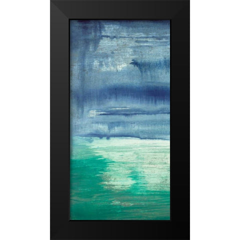 Blue Bayou I Black Modern Wood Framed Art Print by Goldberger, Jennifer
