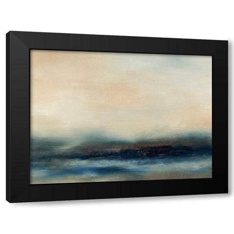 Water II Black Modern Wood Framed Art Print by Gorden, Sharon
