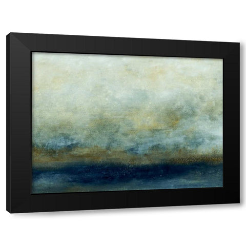 Water III Black Modern Wood Framed Art Print with Double Matting by Gorden, Sharon