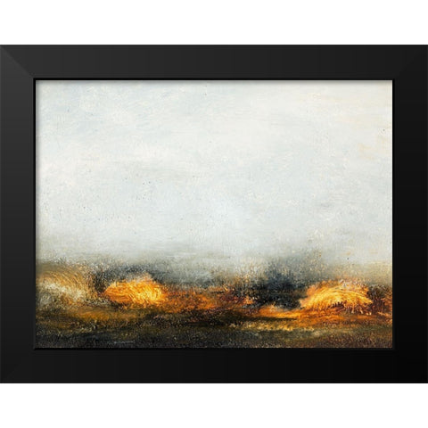 Land III Black Modern Wood Framed Art Print by Gordon, Sharon