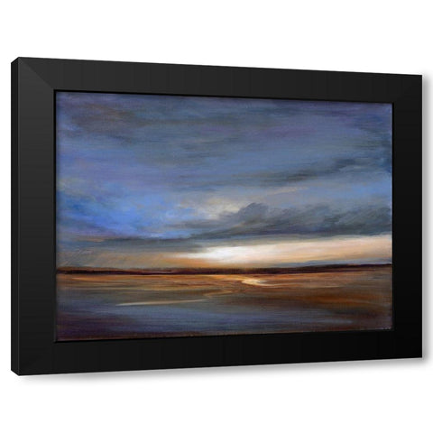 Salt Flats Black Modern Wood Framed Art Print by Finch, Sheila